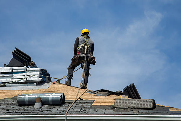 Professional Roof Installation technician working in Buchanan, MI